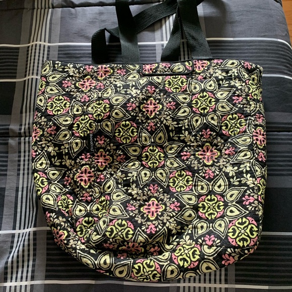 Boca-bag Reversible Open Top Tote 17x14” Bag - Picture 2 of 8